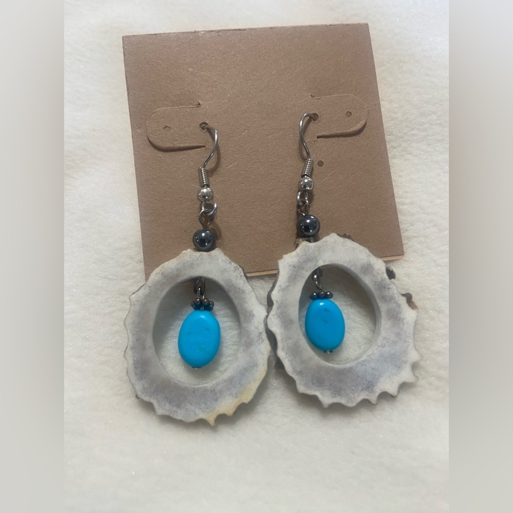 Deer Antler Earings